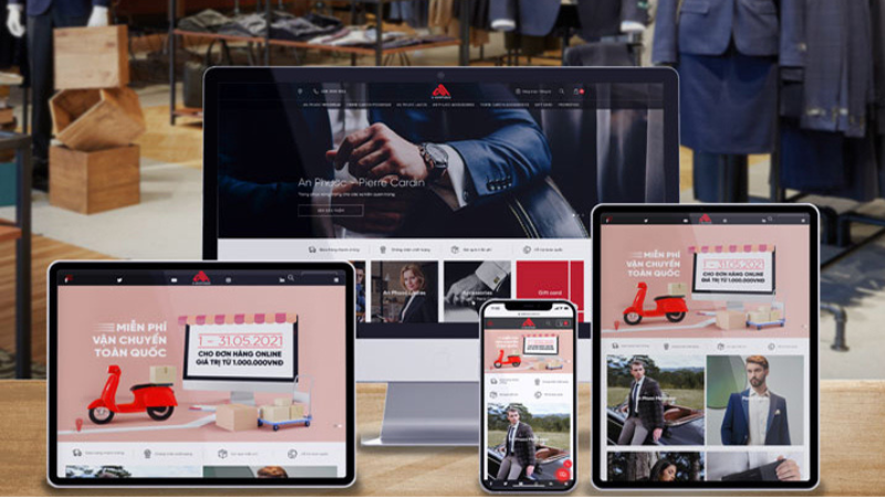 Để thiết kế website thời trang, may mặc chuyên nghiệp, ấn tượng